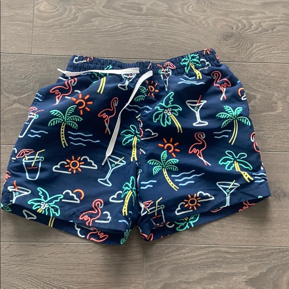 Chubbies size small swim trunks.
